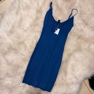 New Windsor blue sweater dress size large